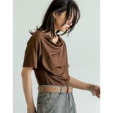 2WAYリブカットソードレープTシャツ | Re:EDIT | 詳細画像28