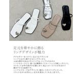 [大きいサイズ有]ハートモチーフトングサンダル | Re:EDIT | 詳細画像11 