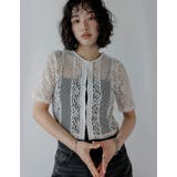 2WAYメッシュレーストップス | Re:EDIT | 詳細画像14