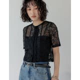2WAYメッシュレーストップス | Re:EDIT | 詳細画像2