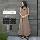 ラッシュガードノースリーブワンピース | Re:EDIT | 詳細画像1