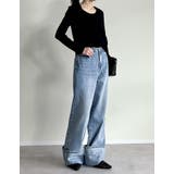 冷感マシュマロカットソー前後2WAYショルダーパッドロンT | Re:EDIT | 詳細画像25 