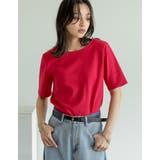 前後2WAYマシュマロカットソーショルダーパッド半袖トップス | Re:EDIT | 詳細画像10