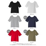 前後2WAYマシュマロカットソーショルダーパッド半袖トップス | Re:EDIT | 詳細画像18