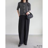 [低身長/高身長/大きいサイズ有]アンクルソフトカーブパンツ | Re:EDIT | 詳細画像17 