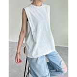 綿天竺ショルダータックノースリーブTシャツ | Re:EDIT | 詳細画像12