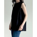 綿天竺ショルダータックノースリーブTシャツ | Re:EDIT | 詳細画像28