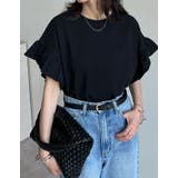 綿天竺ショルダーフリルTシャツ | Re:EDIT | 詳細画像22