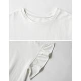 綿天竺ショルダーフリルTシャツ | Re:EDIT | 詳細画像25