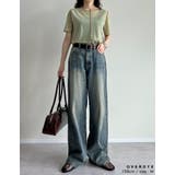[低身長/高身長サイズ有]コットンデニムワイドストレートパンツ | Re:EDIT | 詳細画像17 