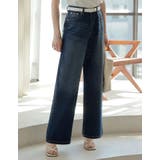 コットンワイドストレートデニムパンツ | Re:EDIT | 詳細画像3