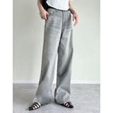 コットンワイドストレートデニムパンツ | Re:EDIT | 詳細画像4