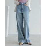 コットンワイドストレートデニムパンツ | Re:EDIT | 詳細画像6