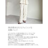 [低身長/高身長サイズ有][セットアップ対応]リネンタッチストレートパンツ | Re:EDIT | 詳細画像5 