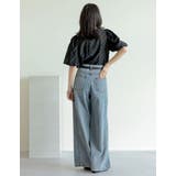 シアーフロッキードットバルーンスリーブブラウス | Re:EDIT | 詳細画像17