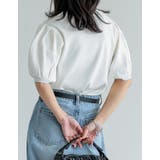 [二の腕カバー][涼感]レーヨンブレンドパフスリーブスポンジニットトップス | Re:EDIT | 詳細画像25 