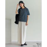 コットンブレンドボーダーor花柄Tシャツ | Re:EDIT | 詳細画像11