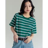 コットンブレンドボーダーor花柄Tシャツ | Re:EDIT | 詳細画像17