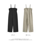 [低身長/高身長サイズ有][セットアップ対応]リネンライクキャミオールインワン | Re:EDIT | 詳細画像17 