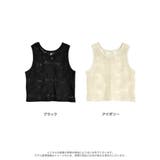 コード刺繍レースノースリーブトップス | Re:EDIT | 詳細画像18
