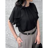 ポーララッフルスリーブリボンブラウス | Re:EDIT | 詳細画像17