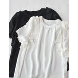 ポーララッフルスリーブリボンブラウス | Re:EDIT | 詳細画像2