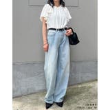 ポーララッフルスリーブリボンブラウス | Re:EDIT | 詳細画像6