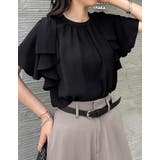 ポーララッフルスリーブリボンブラウス | Re:EDIT | 詳細画像23