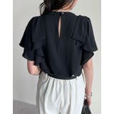 ポーララッフルスリーブリボンブラウス | Re:EDIT | 詳細画像27