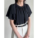 ポーララッフルスリーブリボンブラウス | Re:EDIT | 詳細画像28