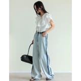 フロントリボンラッフルカラーフリルブラウス | Re:EDIT | 詳細画像8