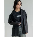 [新色追加]金ボタンシアーオーガンジーテーラードジャケット | Re:EDIT | 詳細画像15 