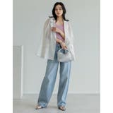 [新色追加]金ボタンシアーオーガンジーテーラードジャケット | Re:EDIT | 詳細画像26 