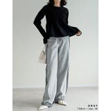 [リニューアル][低身長/高身長サイズ有]ワイドストレートリバースデニムパンツ | Re:EDIT | 詳細画像17 