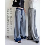 ワイドストレートリバースデニムパンツ | Re:EDIT | 詳細画像2