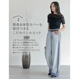 ワイドストレートリバースデニムパンツ | Re:EDIT | 詳細画像8