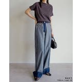 ワイドストレートリバースデニムパンツ | Re:EDIT | 詳細画像15