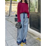 ワイドストレートリバースデニムパンツ | Re:EDIT | 詳細画像18