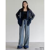 ワイドストレートリバースデニムパンツ | Re:EDIT | 詳細画像23