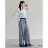 ワイドストレートリバースデニムパンツ | Re:EDIT | 詳細画像24