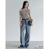 ワイドストレートリバースデニムパンツ | Re:EDIT | 詳細画像25