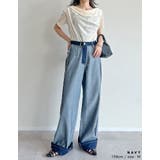 ワイドストレートリバースデニムパンツ | Re:EDIT | 詳細画像26