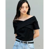[2025 SUMMER COLLECTION]2WAYリブカットソーオフショル… | Re:EDIT | 詳細画像3 