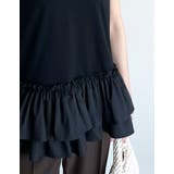 ブロード切り替えペプラムタンクトップ | Re:EDIT | 詳細画像14 