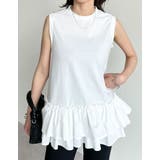 ブロード切り替えペプラムタンクトップ | Re:EDIT | 詳細画像10 