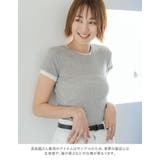 レイヤード風シアースムース半袖トップス | Re:EDIT | 詳細画像4