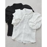 ジョーゼットフリルスリーブ半袖ブラウス | Re:EDIT | 詳細画像2