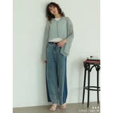 前後2WAYシアー楊柳袖スリットブラウスカーデ | Re:EDIT | 詳細画像6