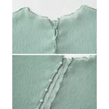 前後2WAYシアー楊柳袖スリットブラウスカーデ | Re:EDIT | 詳細画像22