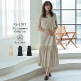裾バルーンノースリーブワンピース | Re:EDIT | 詳細画像1